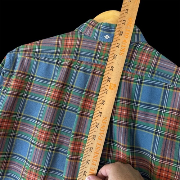 Ralph Lauren MEDIUM Classic Fit Long-Sleeved Plaid Button Down Collar Shirt - Picture 5 of 11